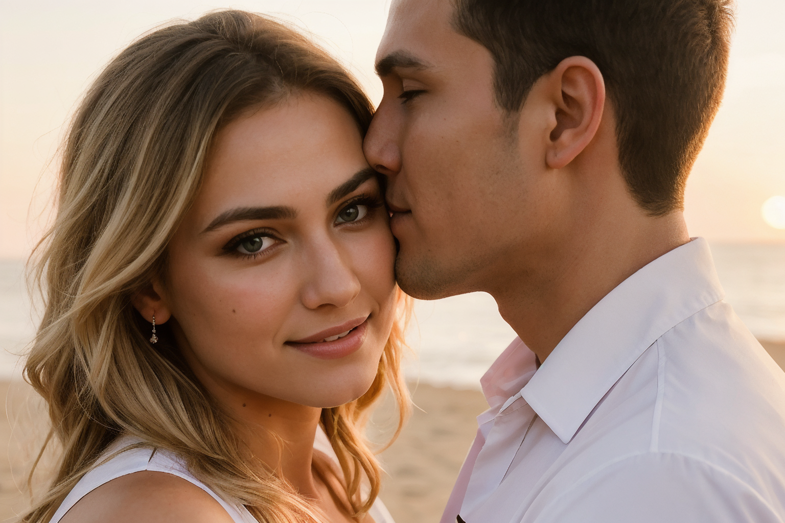 couple at a beach