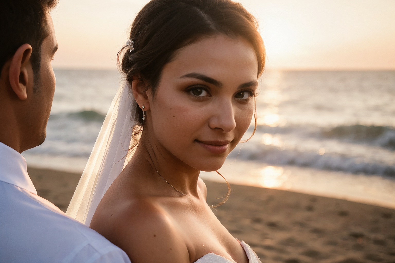 couple at a beach